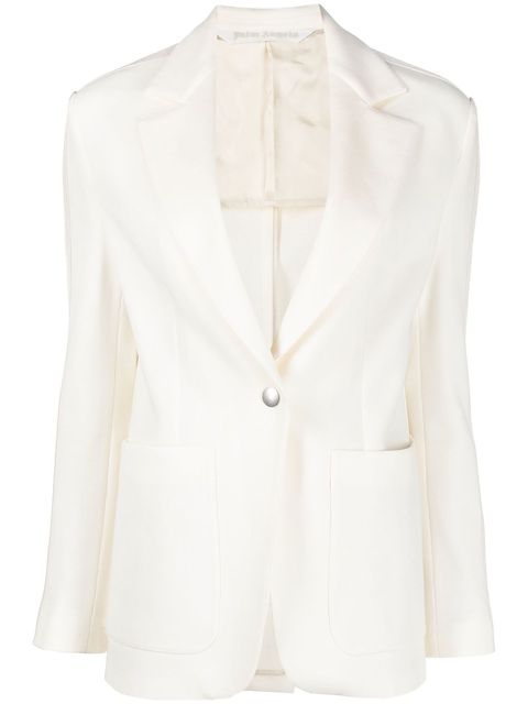 Palm Angels blazer con solapas de muesca y rayas laterales