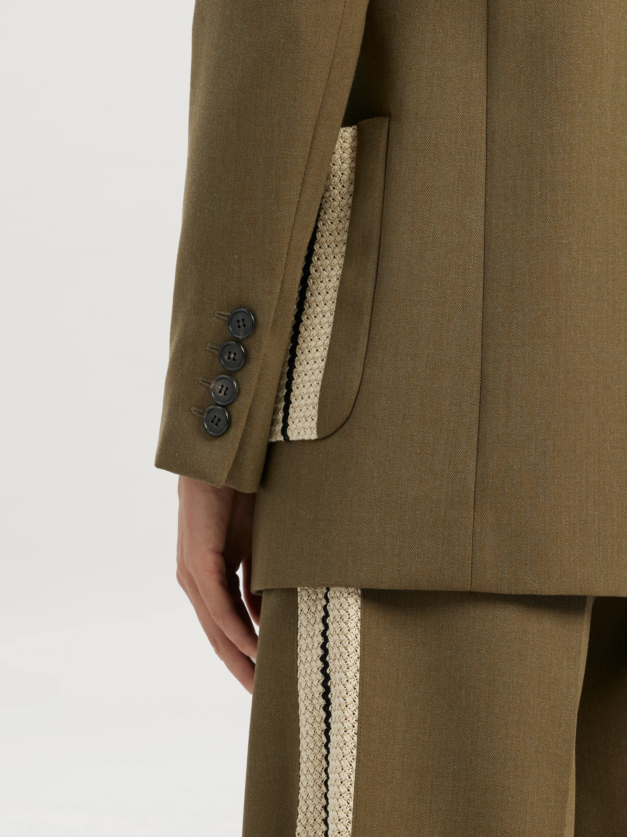 Knit Tape Blazer