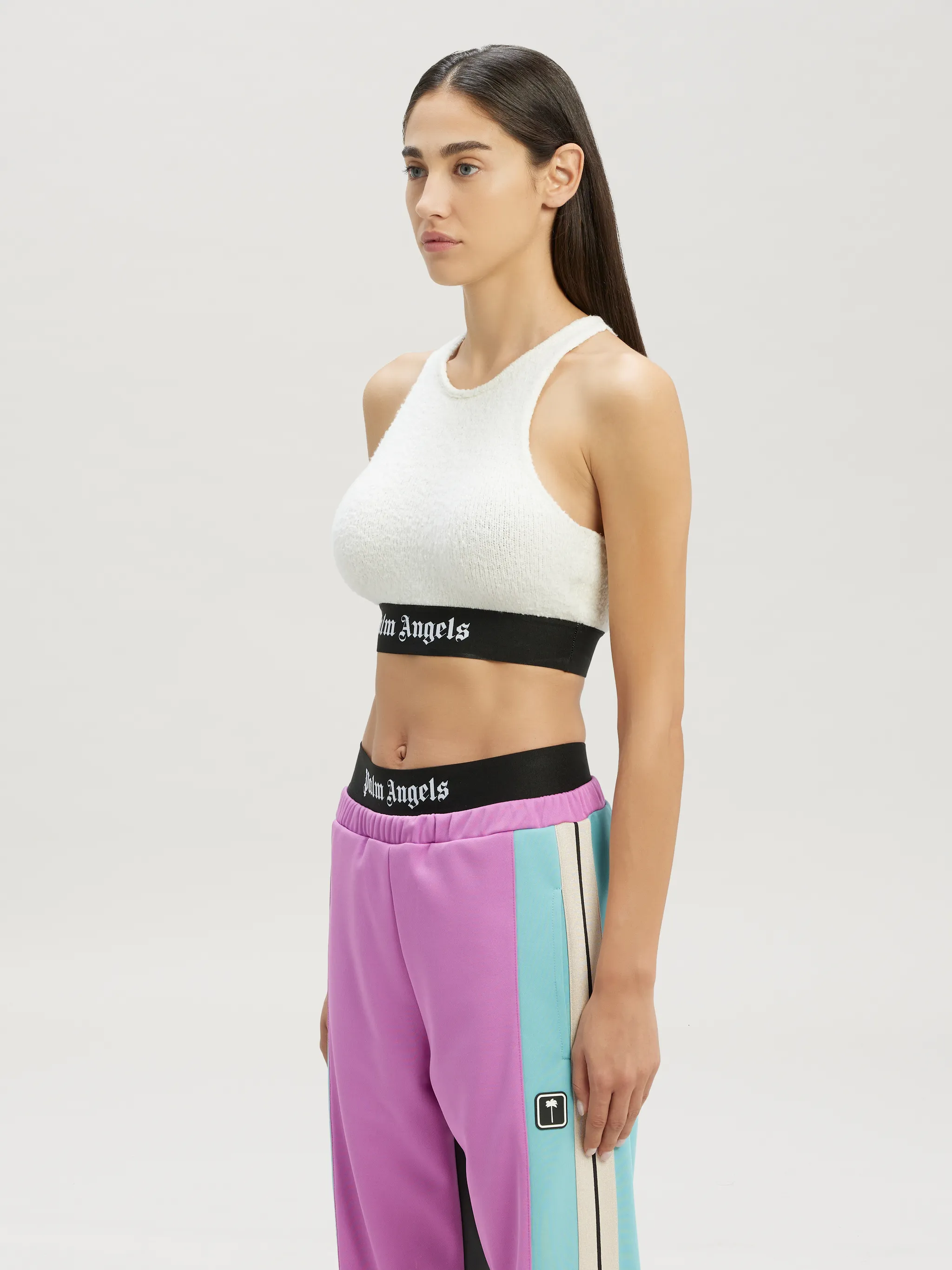 Bouclè Knit Logo Top