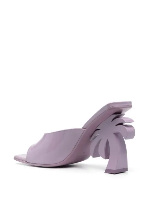 Palm Angels Palm Beach leather mules PWIJ003S23LEA0013000 - 2