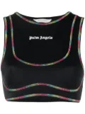 Palm Angels Rainbow Miami sports bra - Black