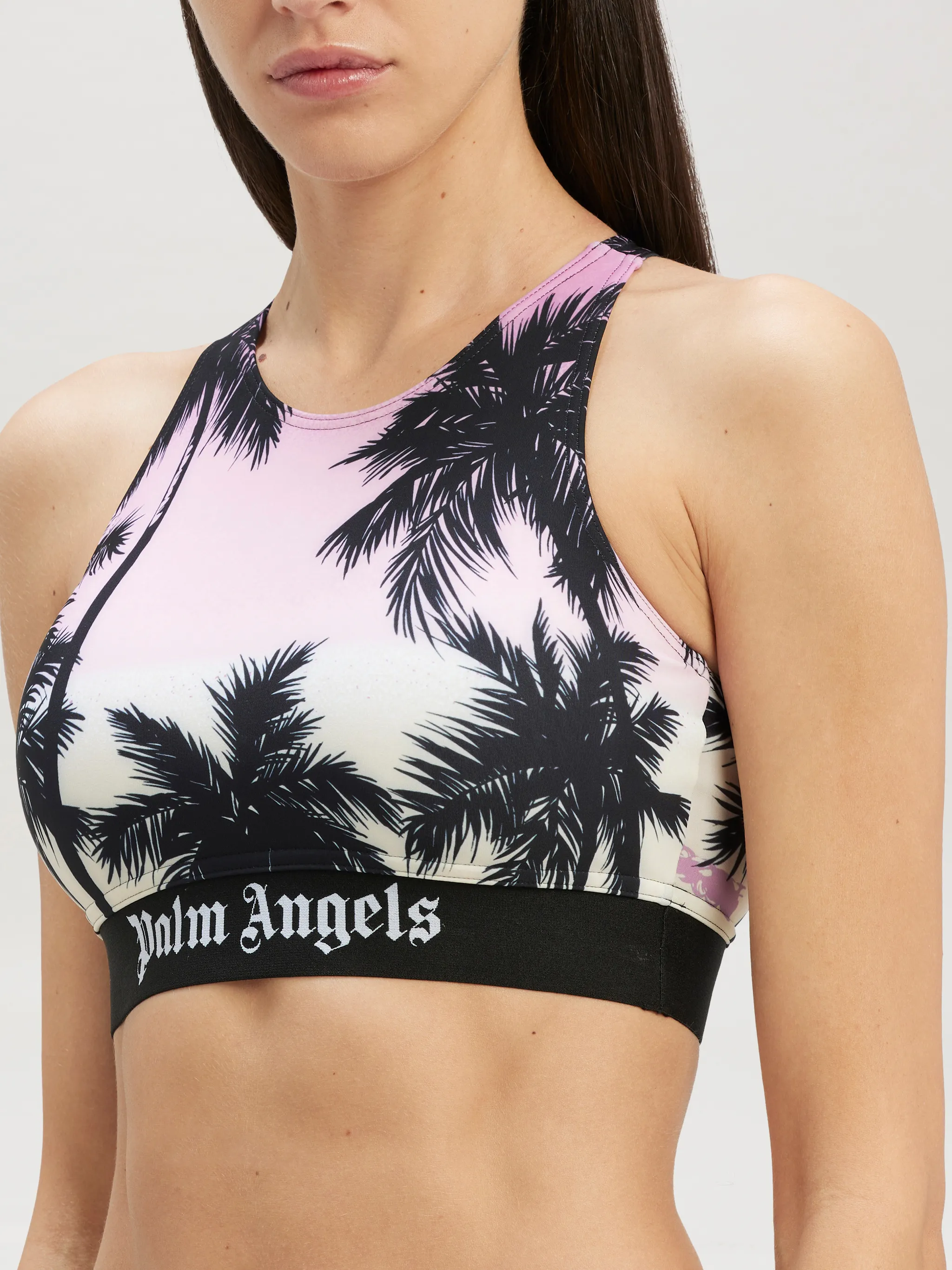 Pink Sunset Logo Sport Top
