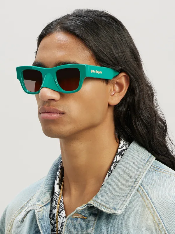 Myrtle Sunglasses in green Palm Angels® Official