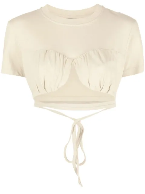 Jacquemus Le T-Shirt Baci クロップドトップ
