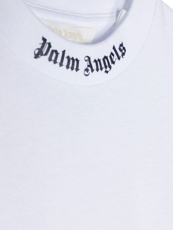 Palm Angels logo-print Cotton Shirt - Farfetch