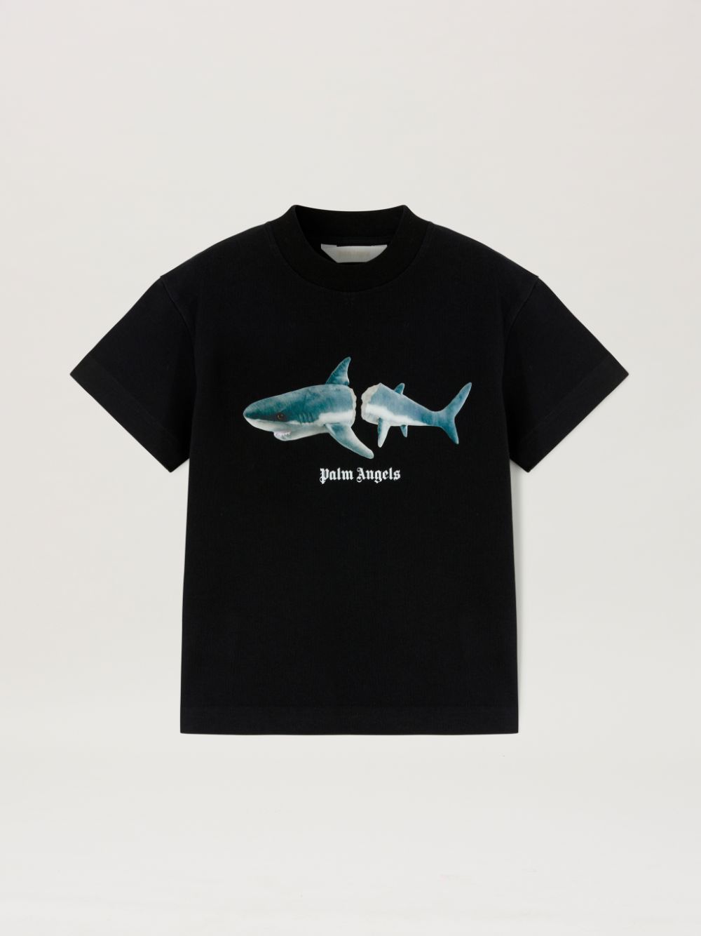 Shop Palm Angels Shark T-shirt In Black