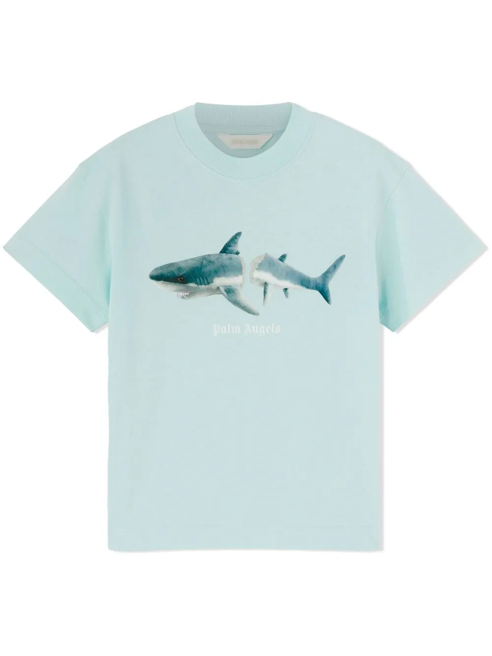 

Palm Angels Kids logo-print short-sleeve T-shirt - Blue