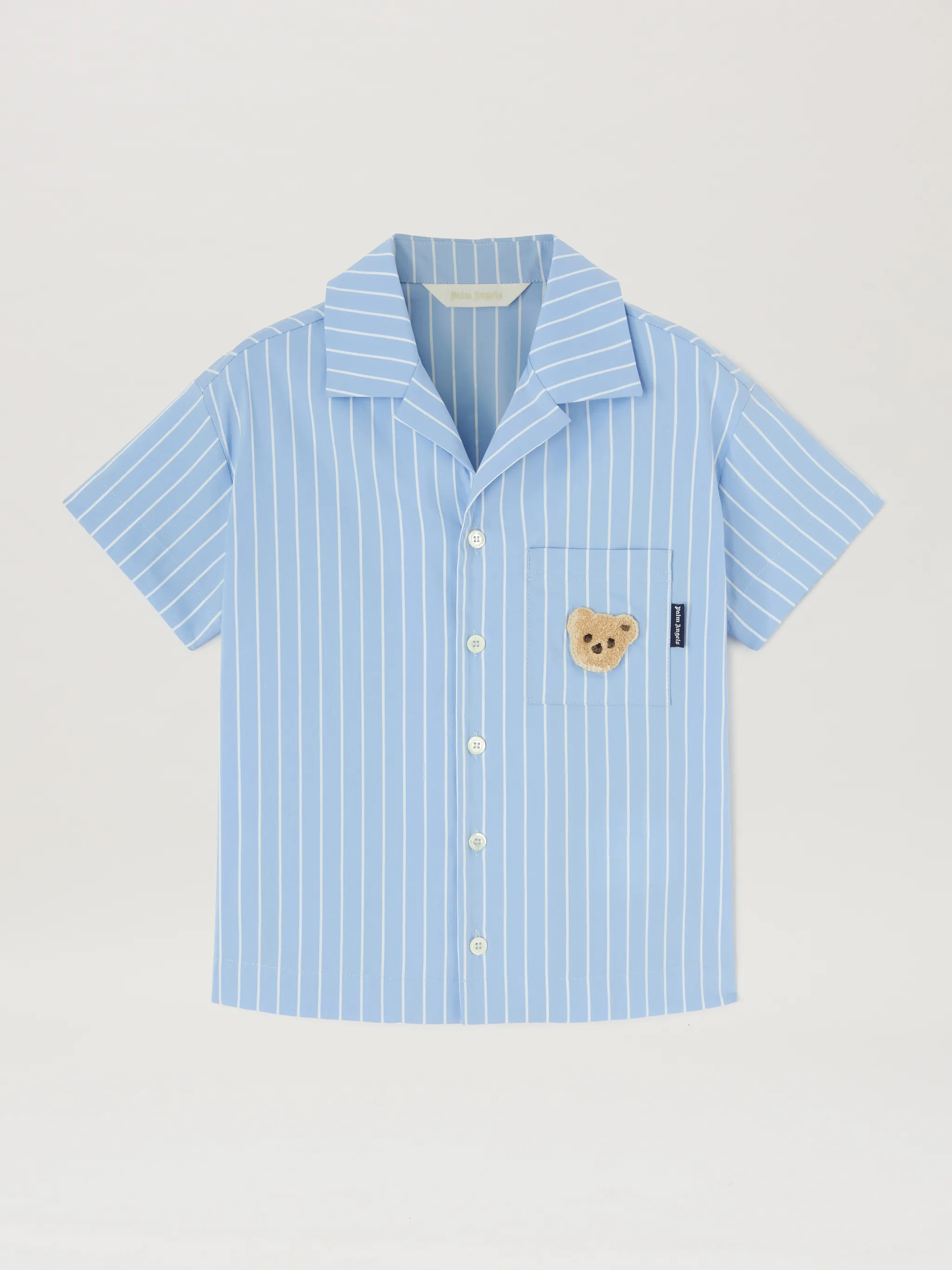 Mini Bear Strip Bowling Shirt