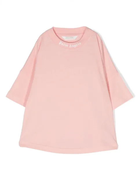 Palm Angels Kids logo-print organic cotton T-shirt