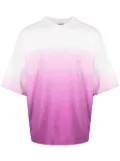 Palm Angels gradient logo-print T-shirt - White