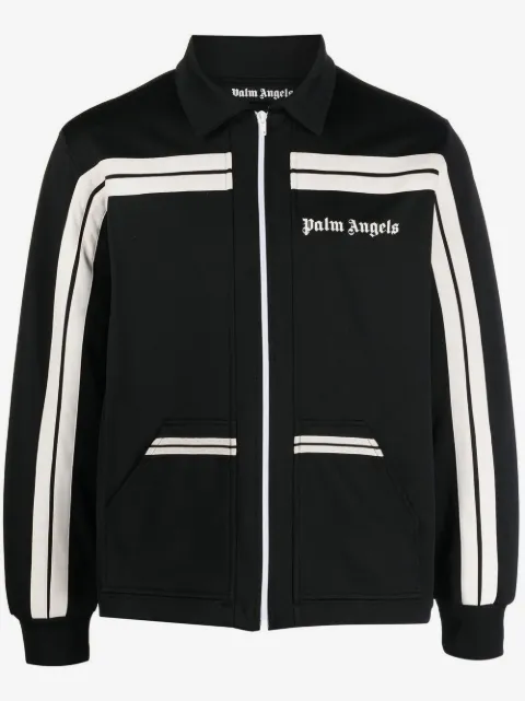 Palm Angels veste matelassée à logo imprimé