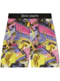Palm Angels Miami floral-print deck shorts - Pink
