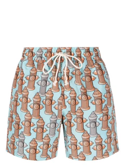 Palm Angels Fire Hydrant swim shorts