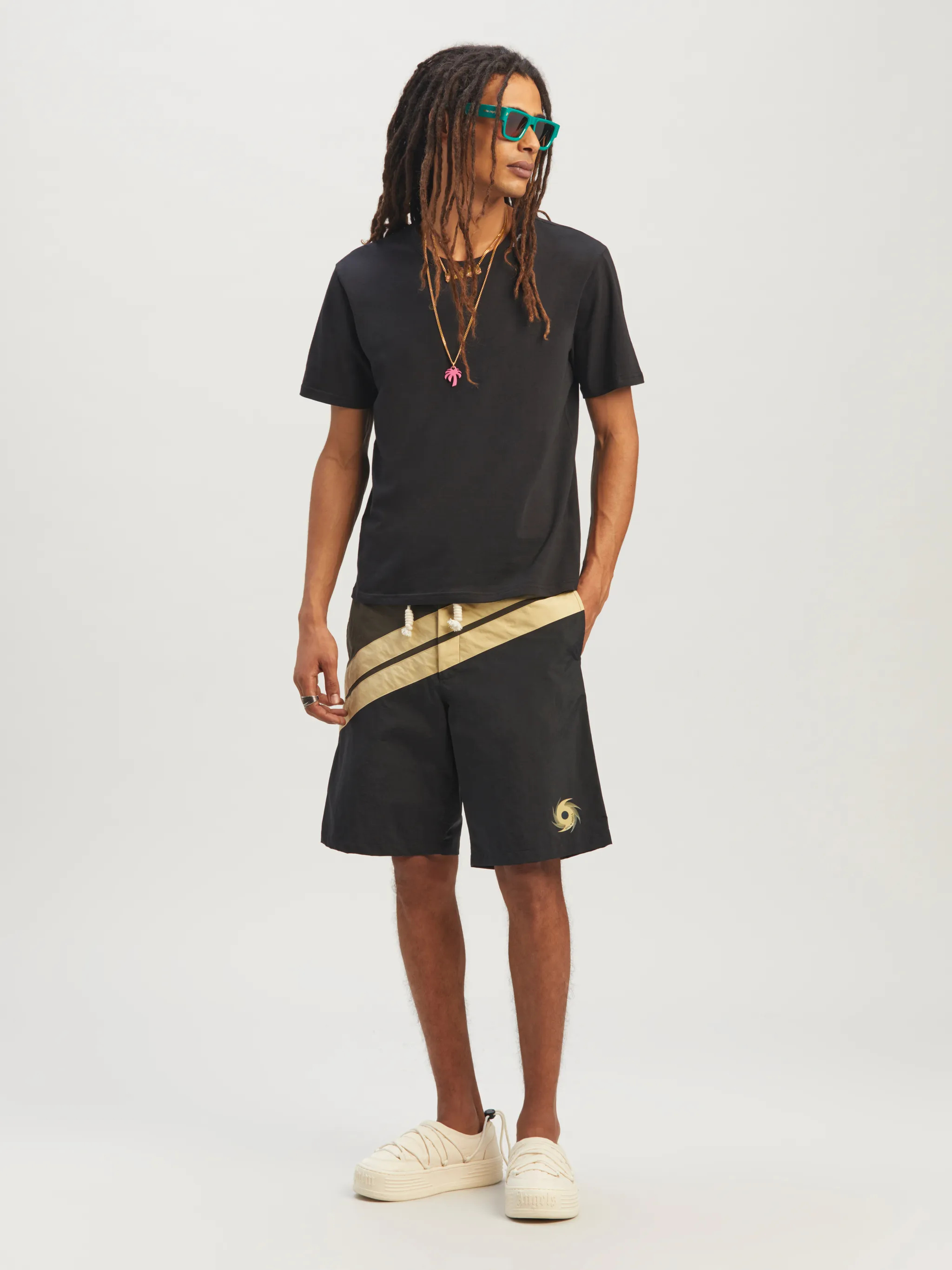 Diagonal Surf Swimshorts