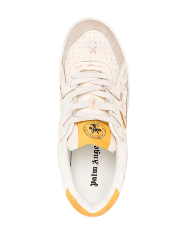 Palm Angels University low-top Sneakers | White | FARFETCH SG