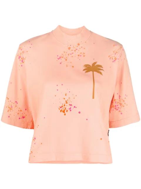 Palm Angels تيشيرت قصير بطبعة نخلة PXP