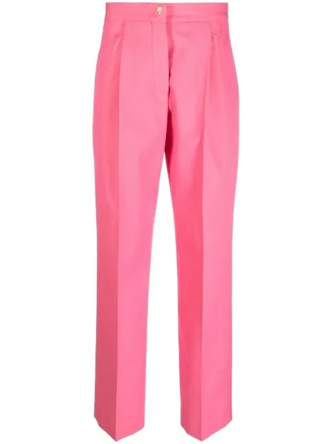 Palm Angels pressed-crease tailored wide-leg trousers