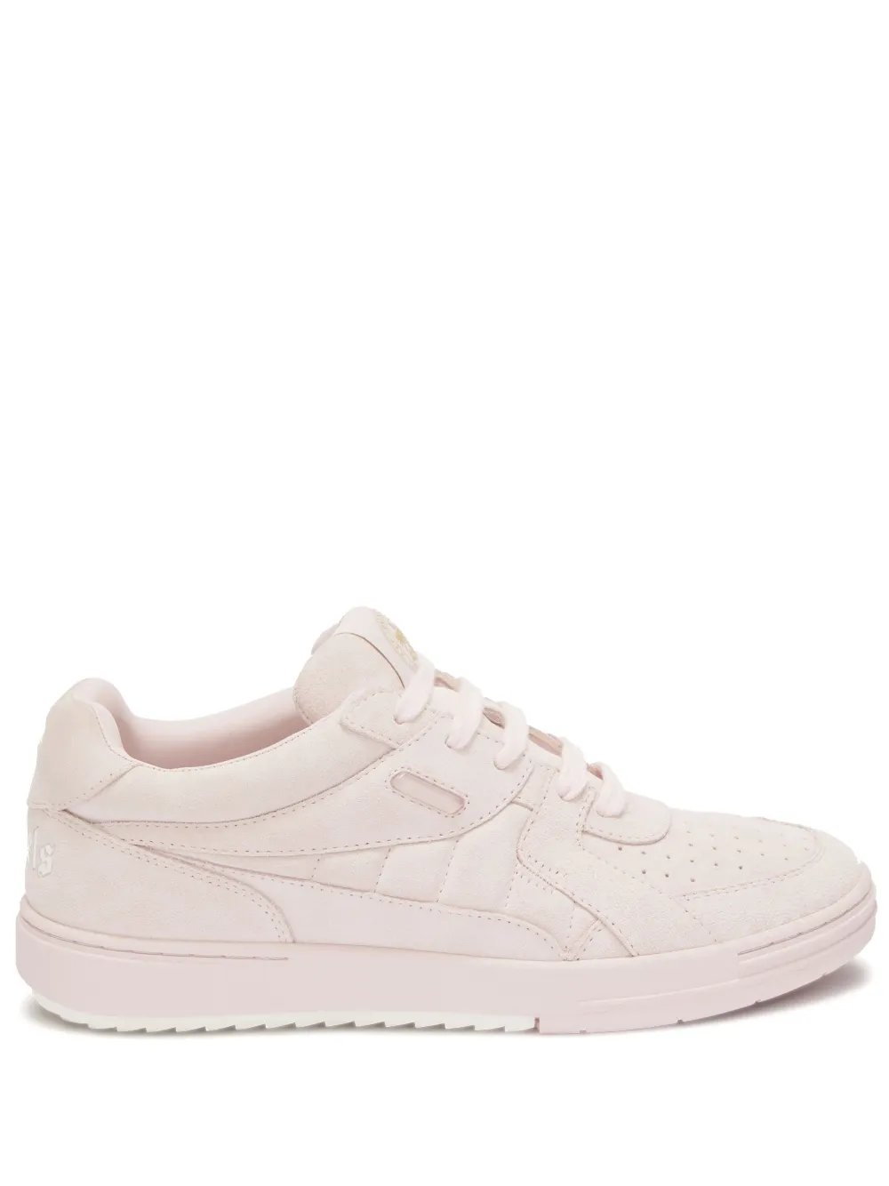 Palm Angels Suede Low-top Sneakers In Rose-pink