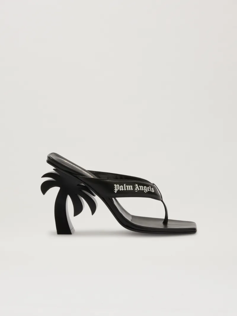 Tong Palm Heel in black Palm Angels® Official