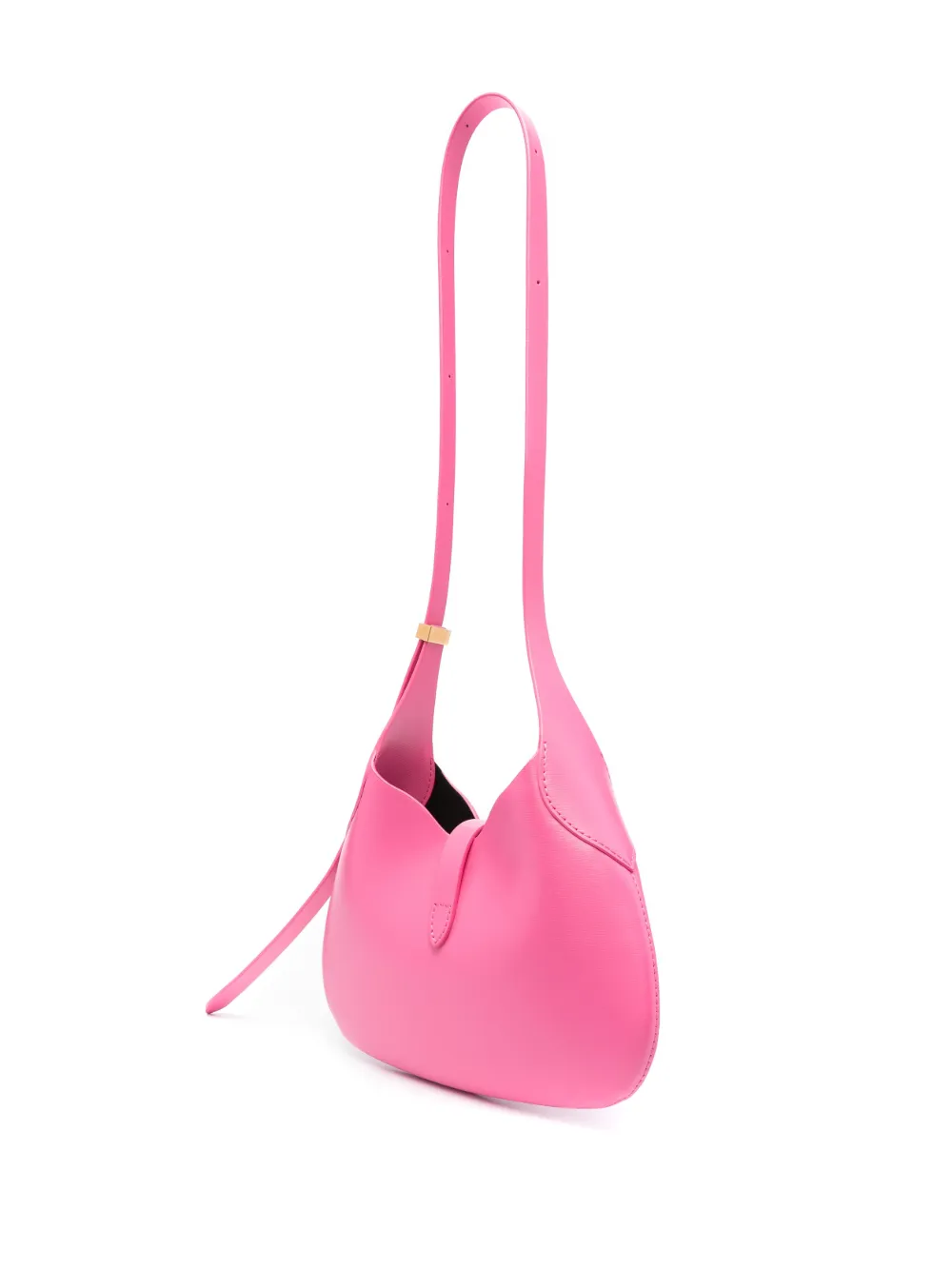 Shop Palm Angels Hobo Leather Shoulder Bag In Pink