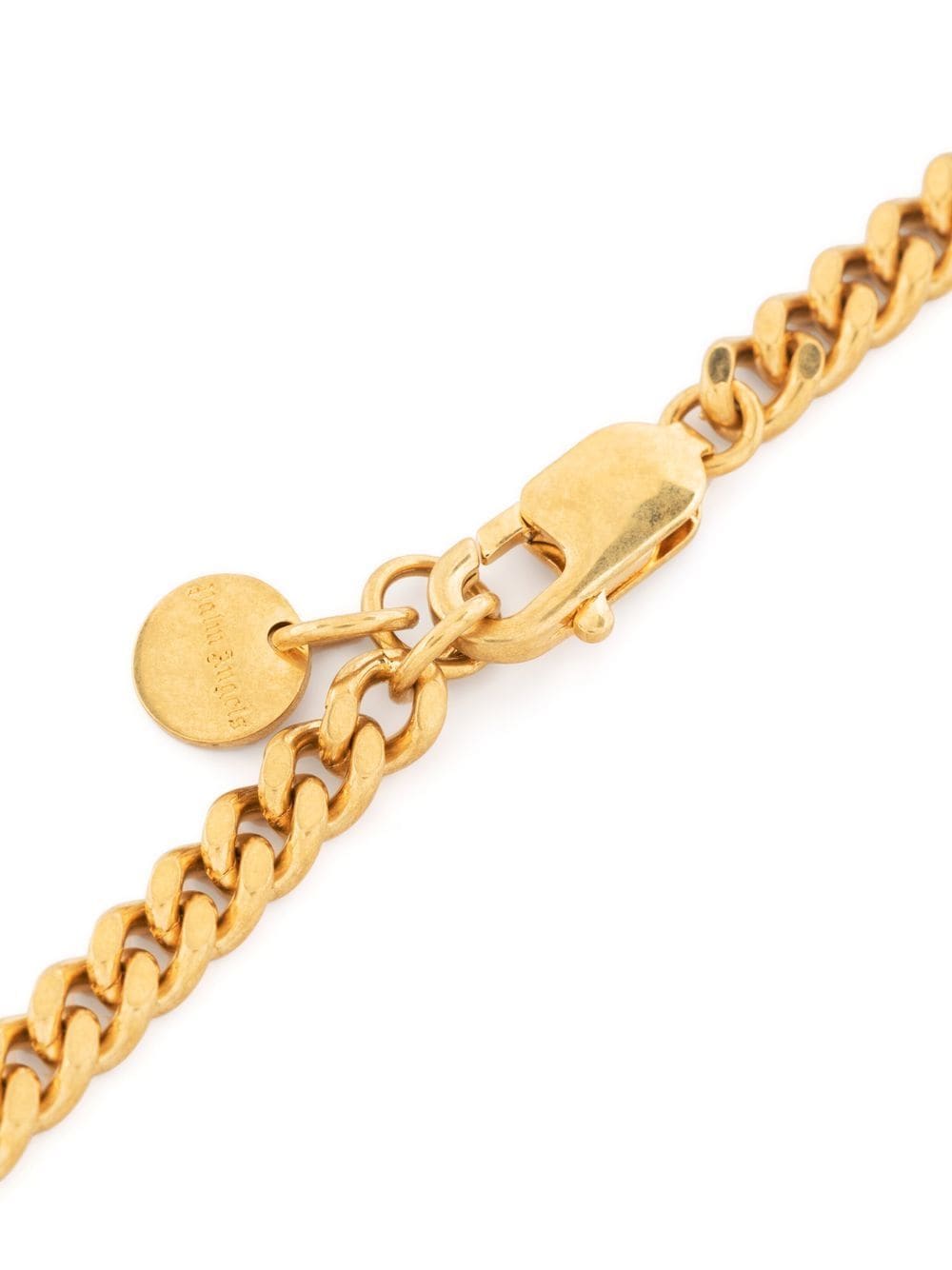 Shop Palm Angels Chain-link Necklace In Gold