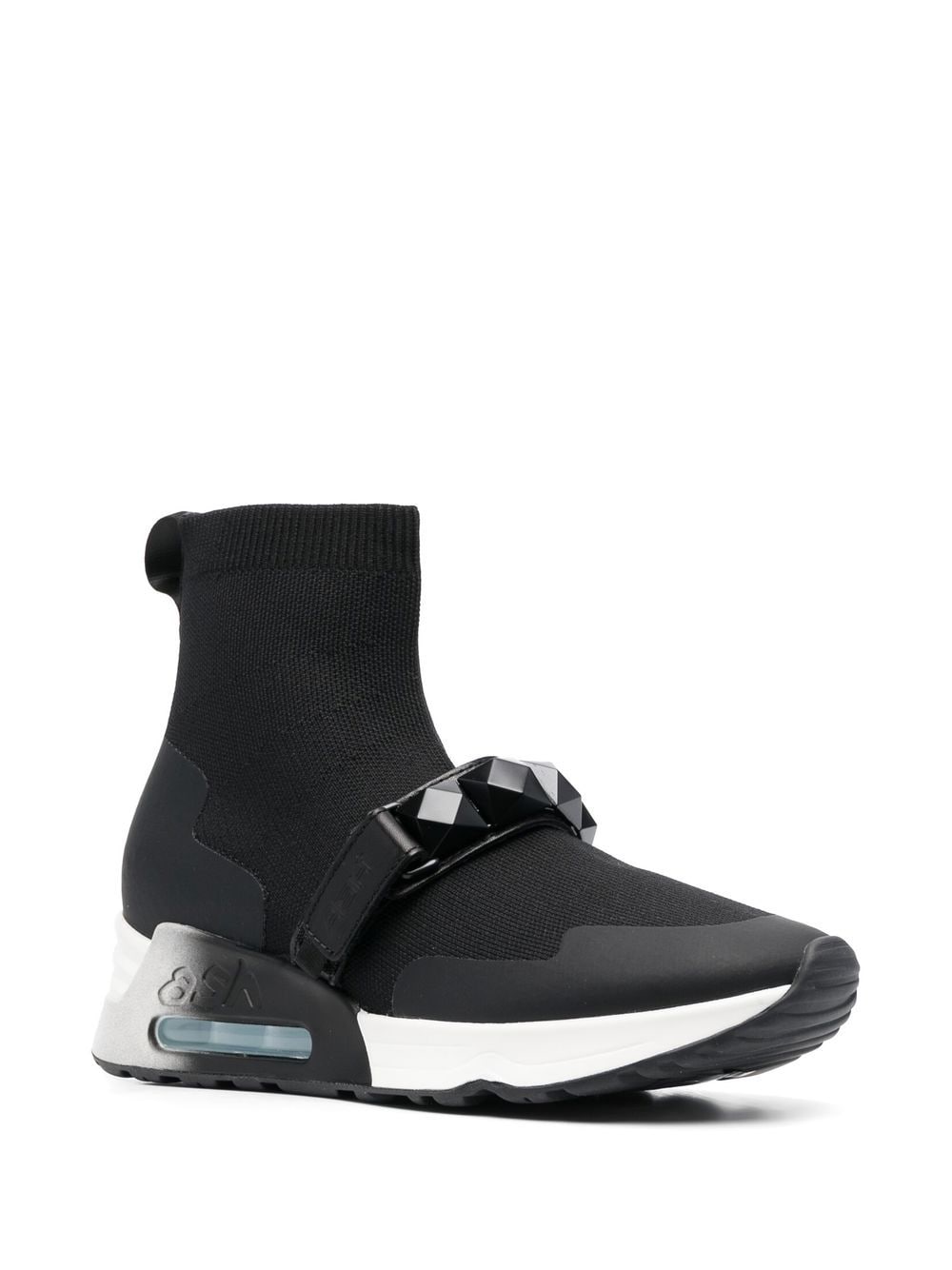 Ash Sneakers met klittenband - Zwart