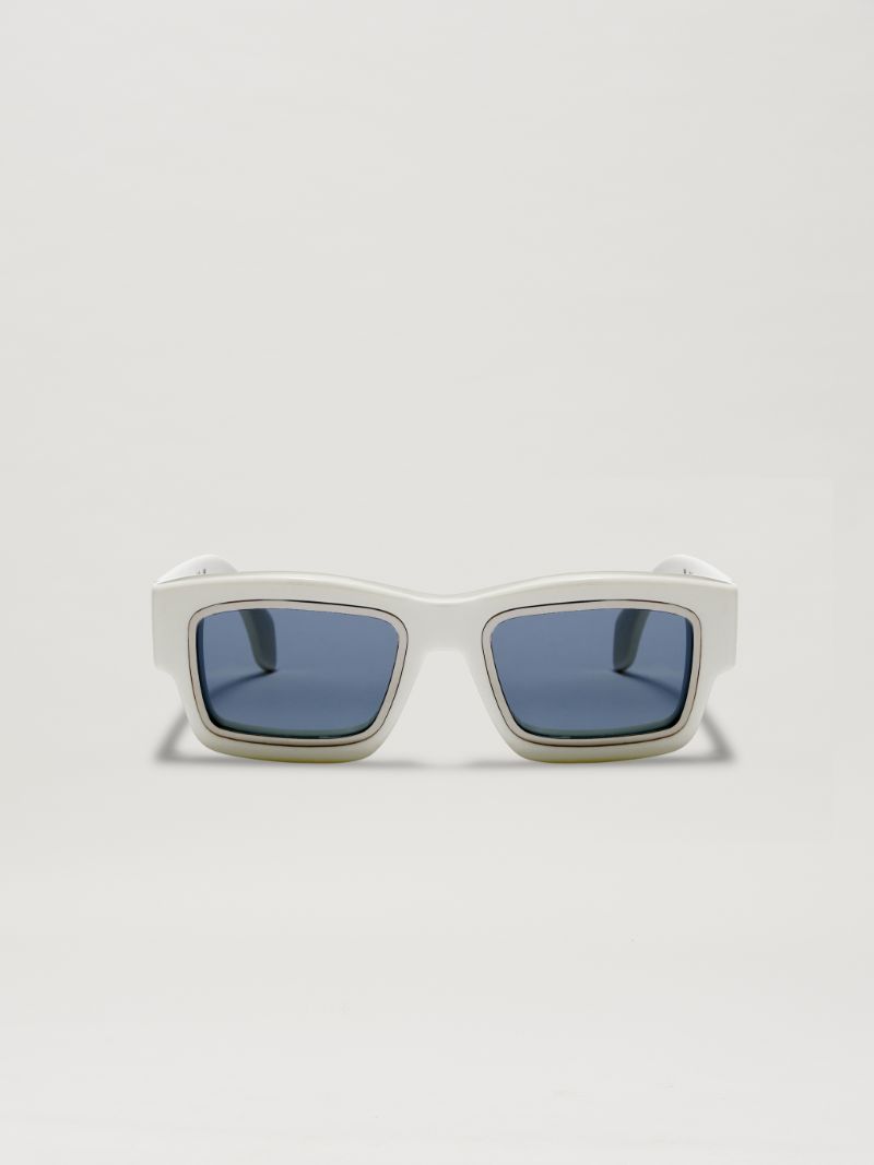 Raymond Sunglasses in white - Palm Angels® Official