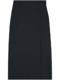 Balenciaga slit tailored skirt - Black