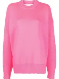 Palm Angels palm-tree intarsia-knit jumper - Pink