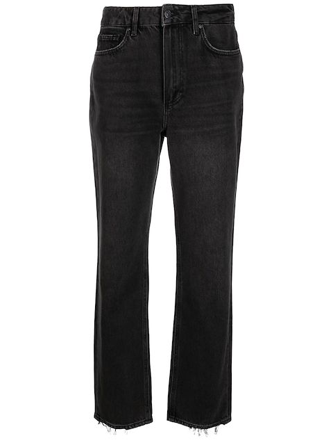 PAIGE Gerade High-Rise-Jeans