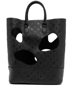 Louis Vuitton 2017 Pre-owned City Steamer mm Tote Bag - Black;Gray