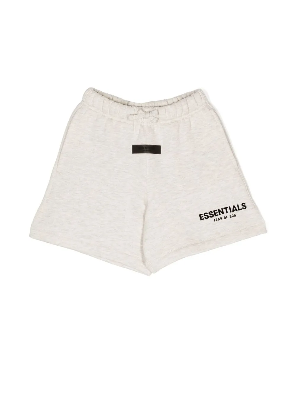 

FEAR OF GOD ESSENTIALS KIDS logo-print detail shorts - Neutrals