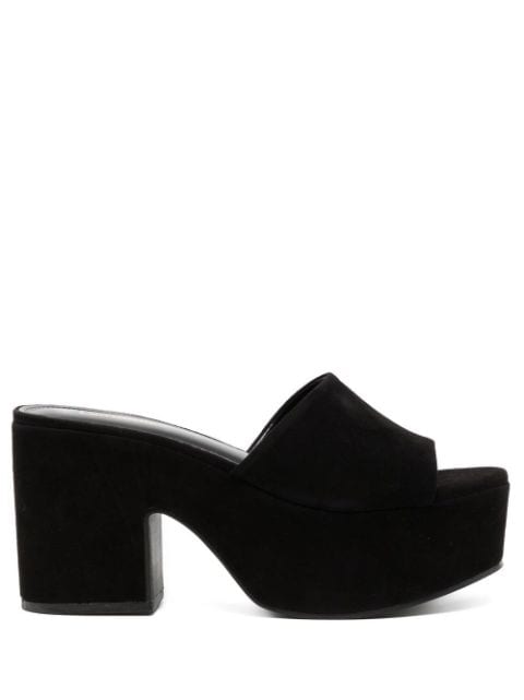 Larroude platform sole mules