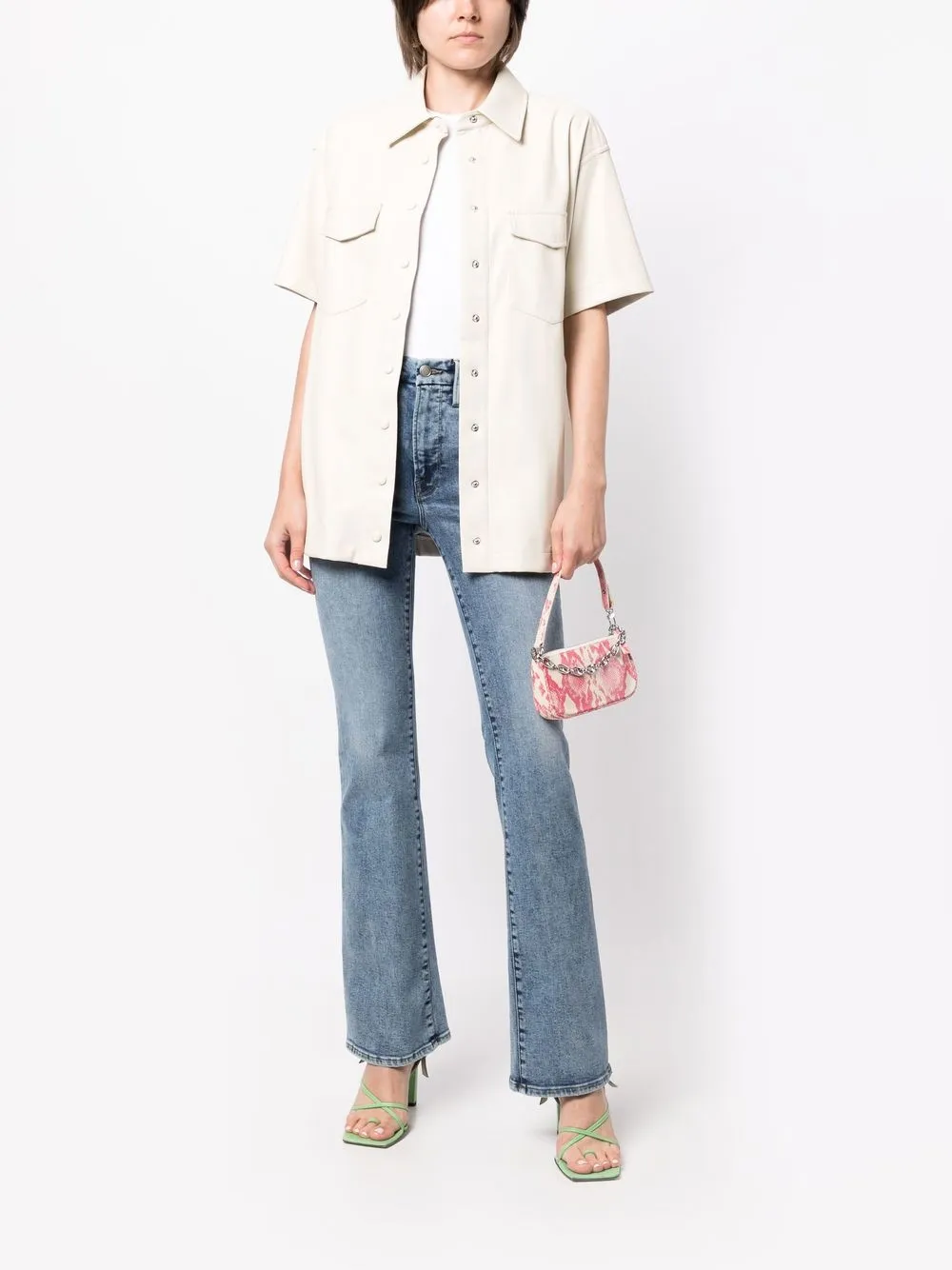 Good American Good Classic Bootcut Jeans Farfetch