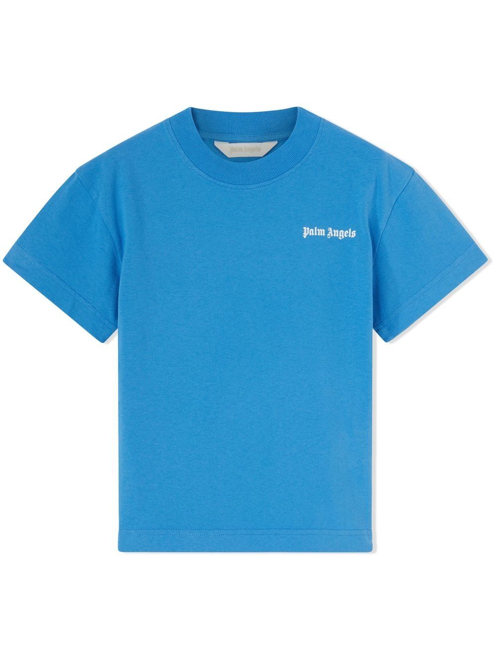 Palm Angels Kids' Logo-print T-shirt Tri-pack In Blue