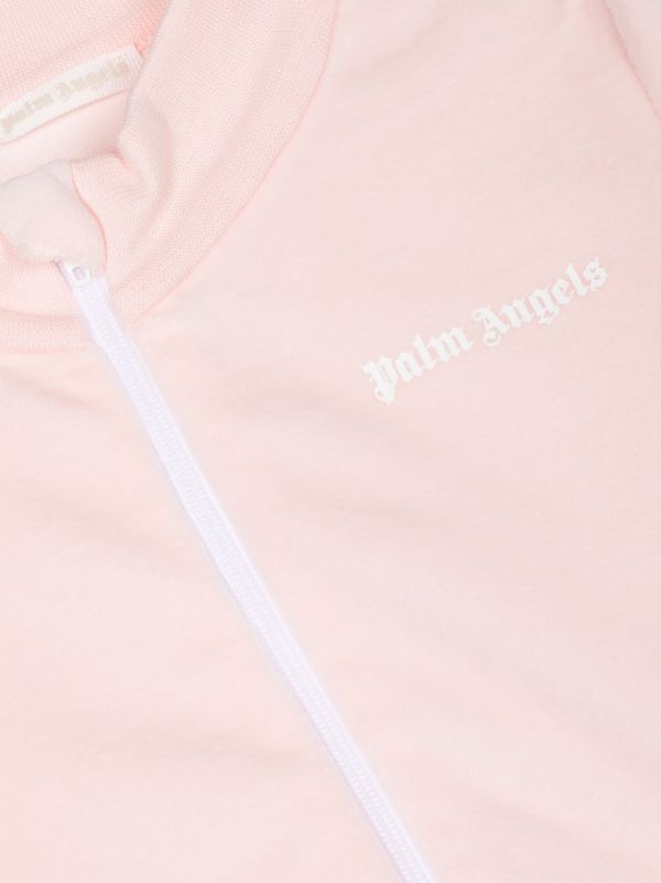 Palm Angels Kids logo-print Cotton Blend Track Jacket - Farfetch