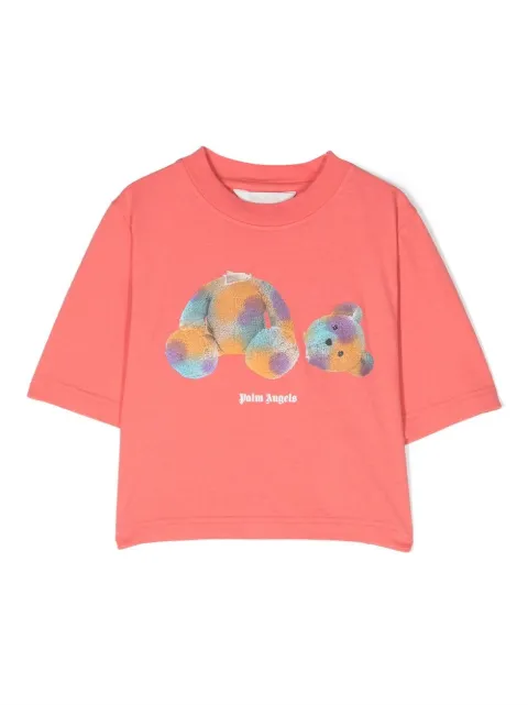 Palm Angels Kids playera corta con estampado Teddy Bear
