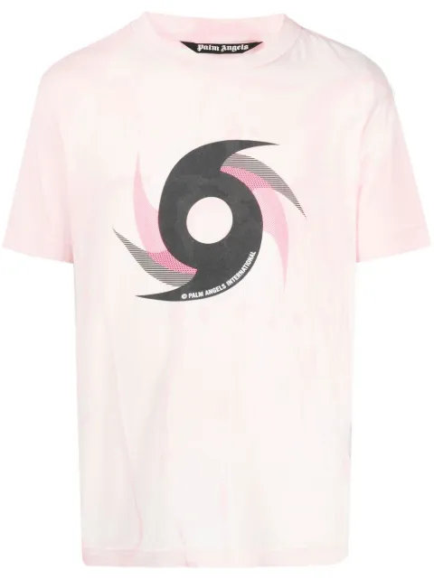Palm Angels Hurricane Devore-print T-shirt