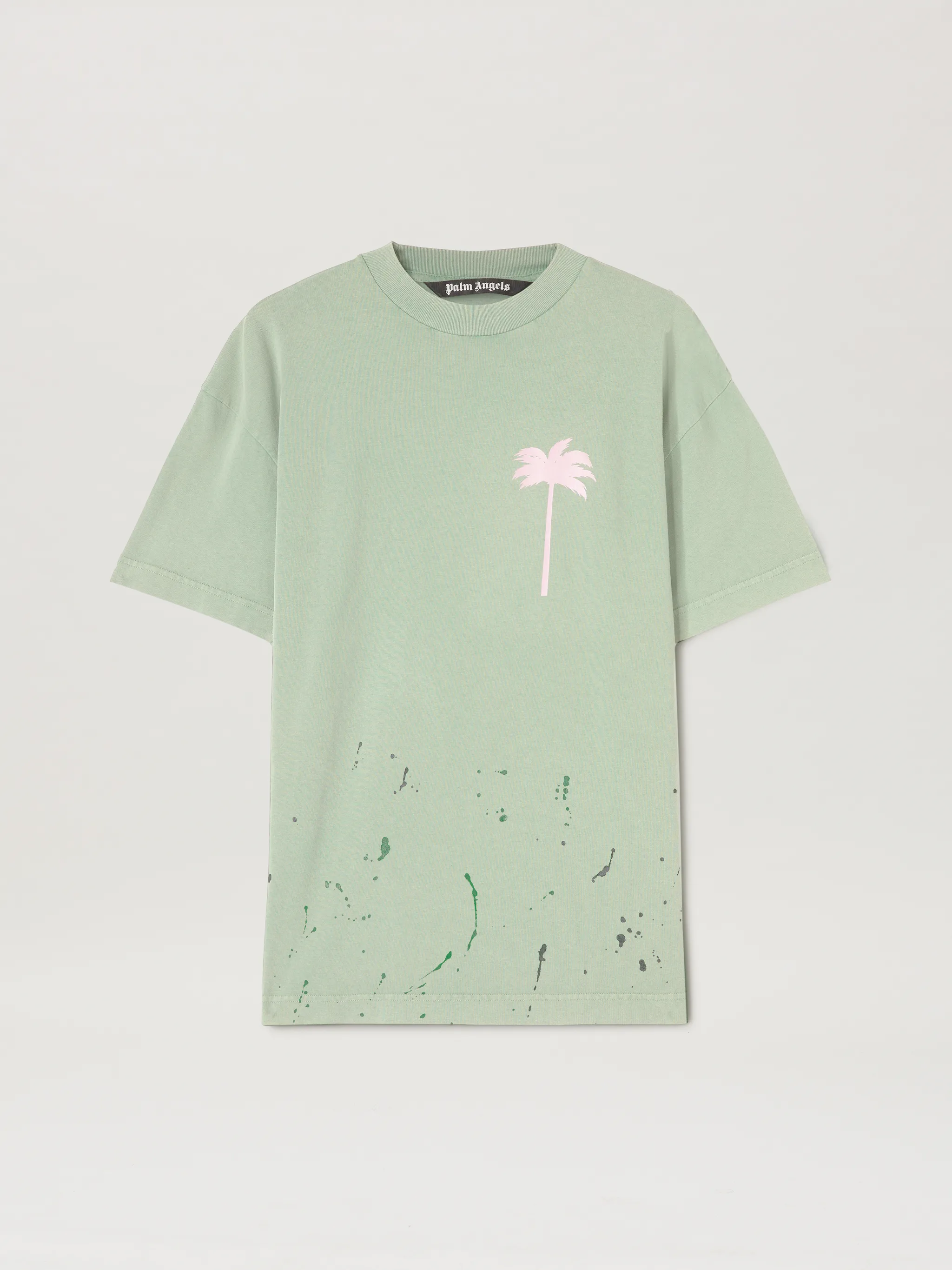 PxP Painted Classic Tee in green - Palm Angels® Official