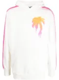 Palm Angels I Love PA graffiti-print hoodie - White