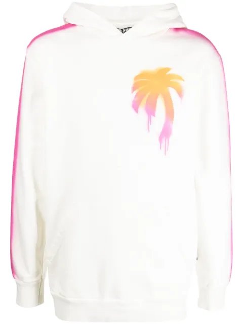 Palm Angels I Love PA graffiti-print hoodie