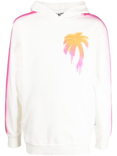 Palm Angels هودي بطبعة غرافيتي I Love PA