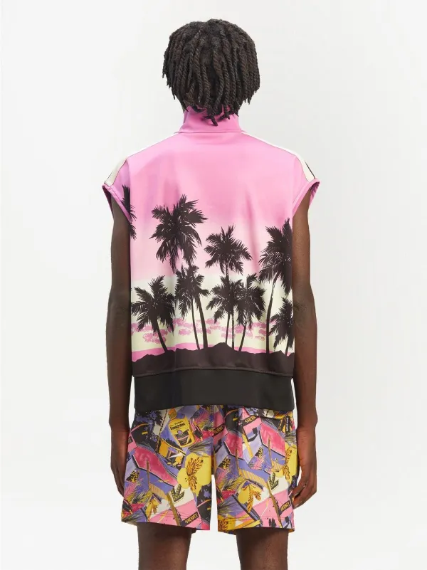 Palm Angels ジップアップ トップ | パープル | FARFETCH JP