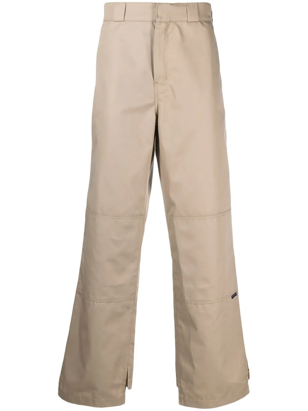 Palm Angels Reversed Waistband Chino Pants In Neutrals