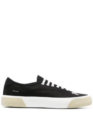 スニーカー Palm Angels PMIN001S23FAB001 LOGO SKATERS Sneakers Palm Angels Logo Skaters Sneakers Cream White Men's