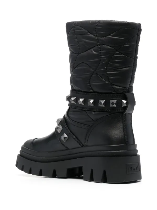 Ash Stivali Con Fibbia Nero FARFETCH IT