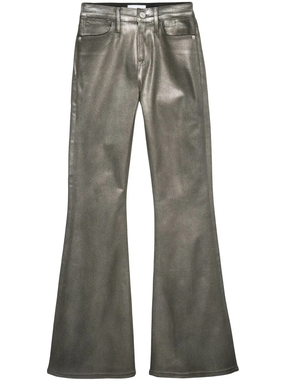 

FRAME flared metallic jeans - Grey