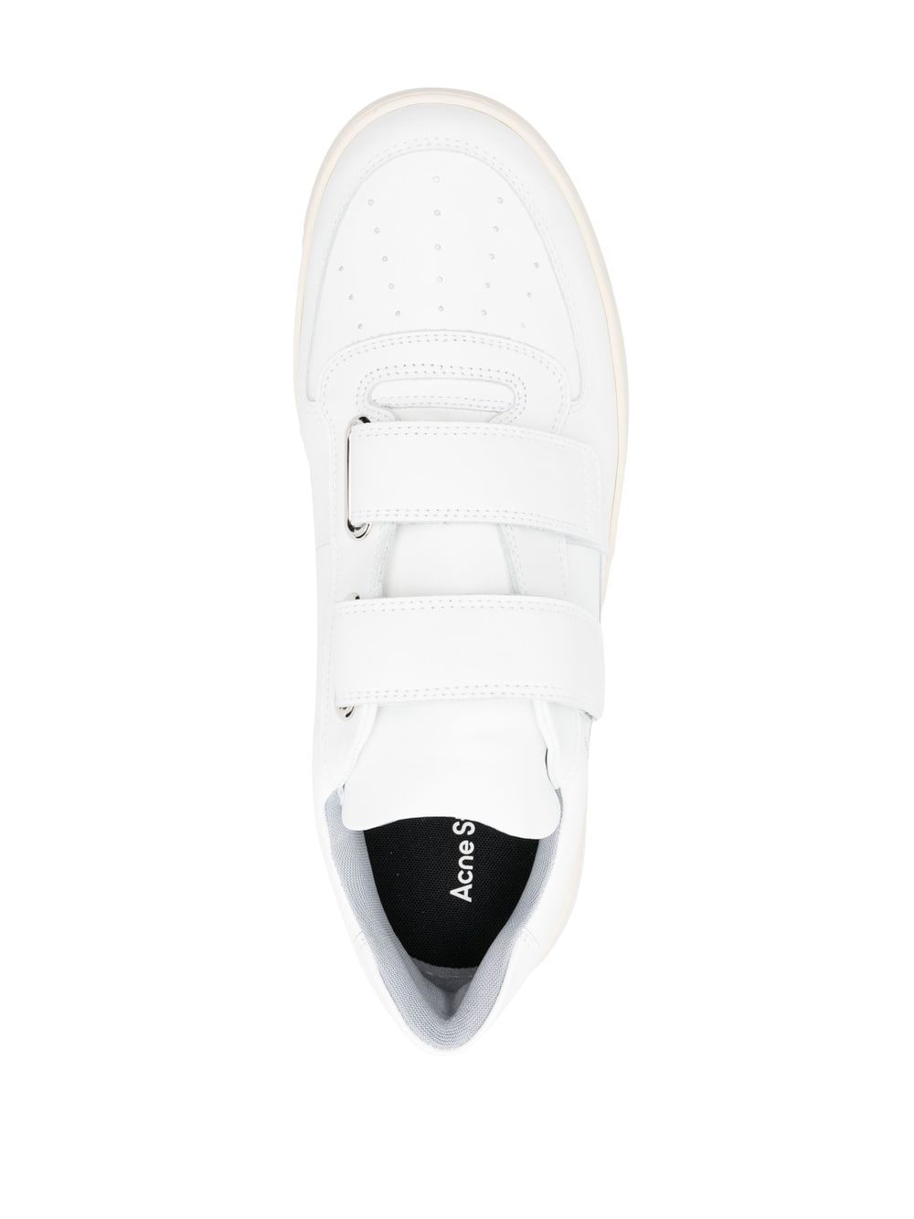 Shop Acne Studios Perey Friend Sneakers In White