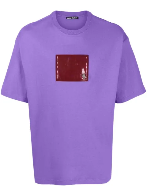 Acne Studios - logo-patch short-sleeved T-shirt