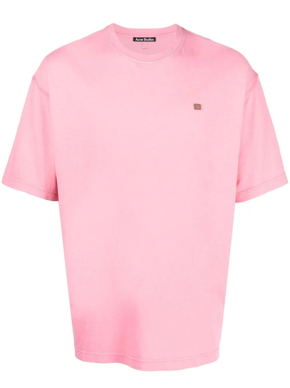 

Acne Studios chest logo-patch detail T-shirt - Pink